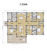 Дом из клееного бруса VZ-404